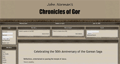 Desktop Screenshot of gorchronicles.com